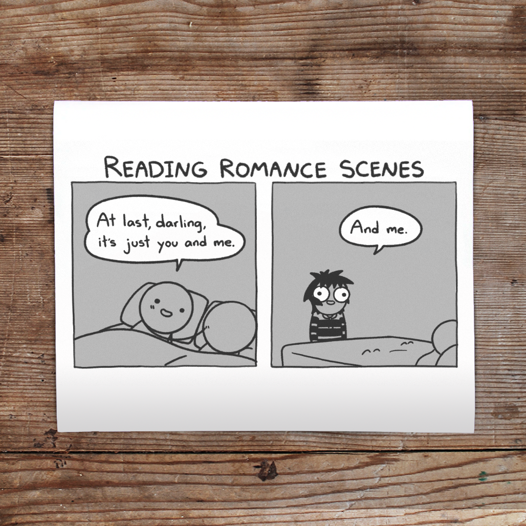 &quot;Reading Romance Scenes&quot; Print