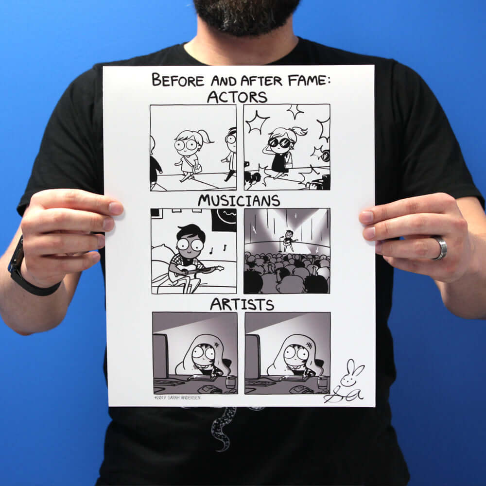 &quot;Before And After Fame&quot; Print