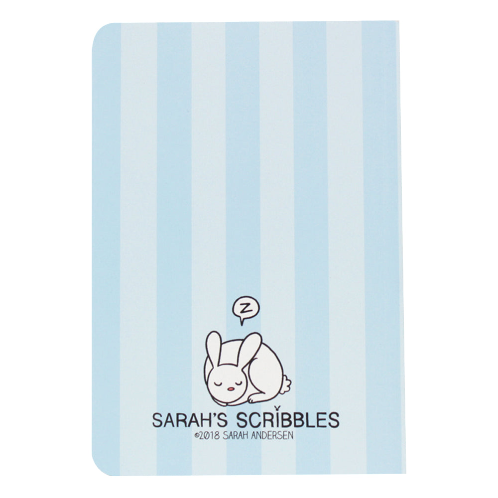 Blue Stripe Sarah&#39;s Scribbles Notebook
