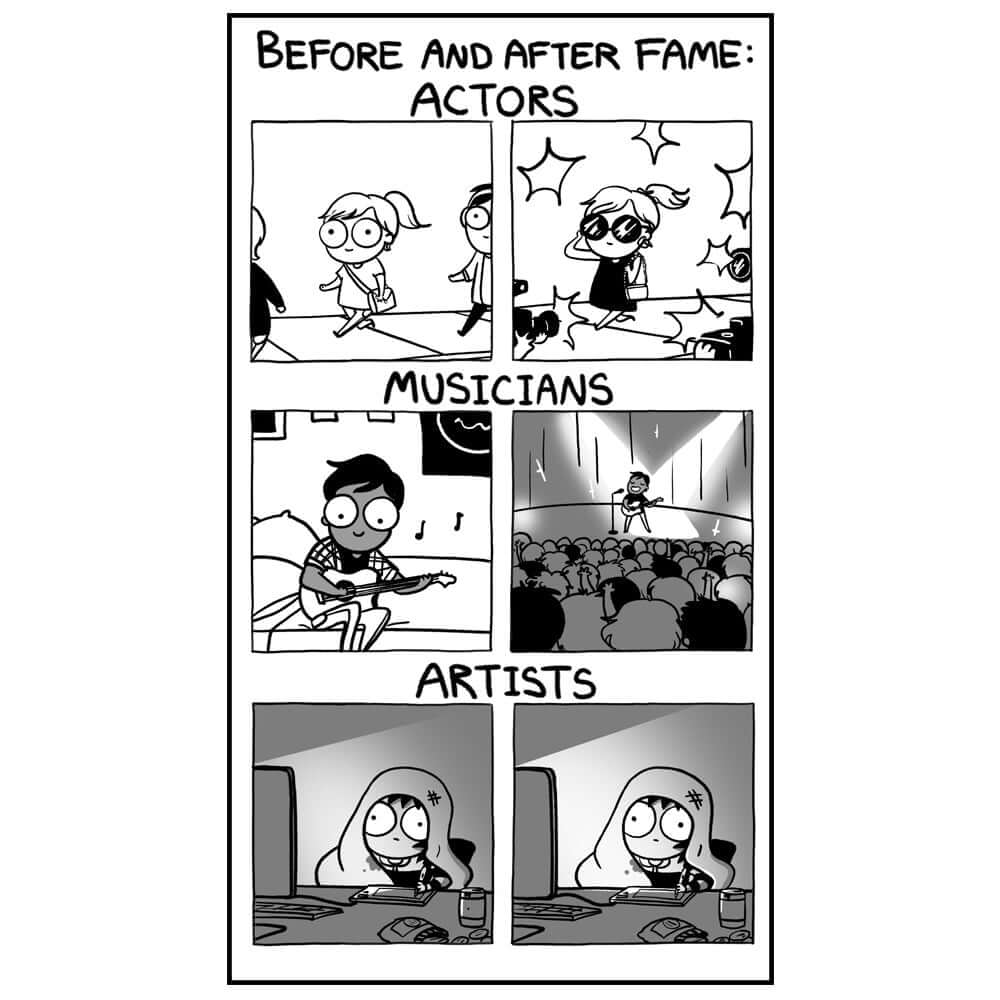 &quot;Before And After Fame&quot; Print