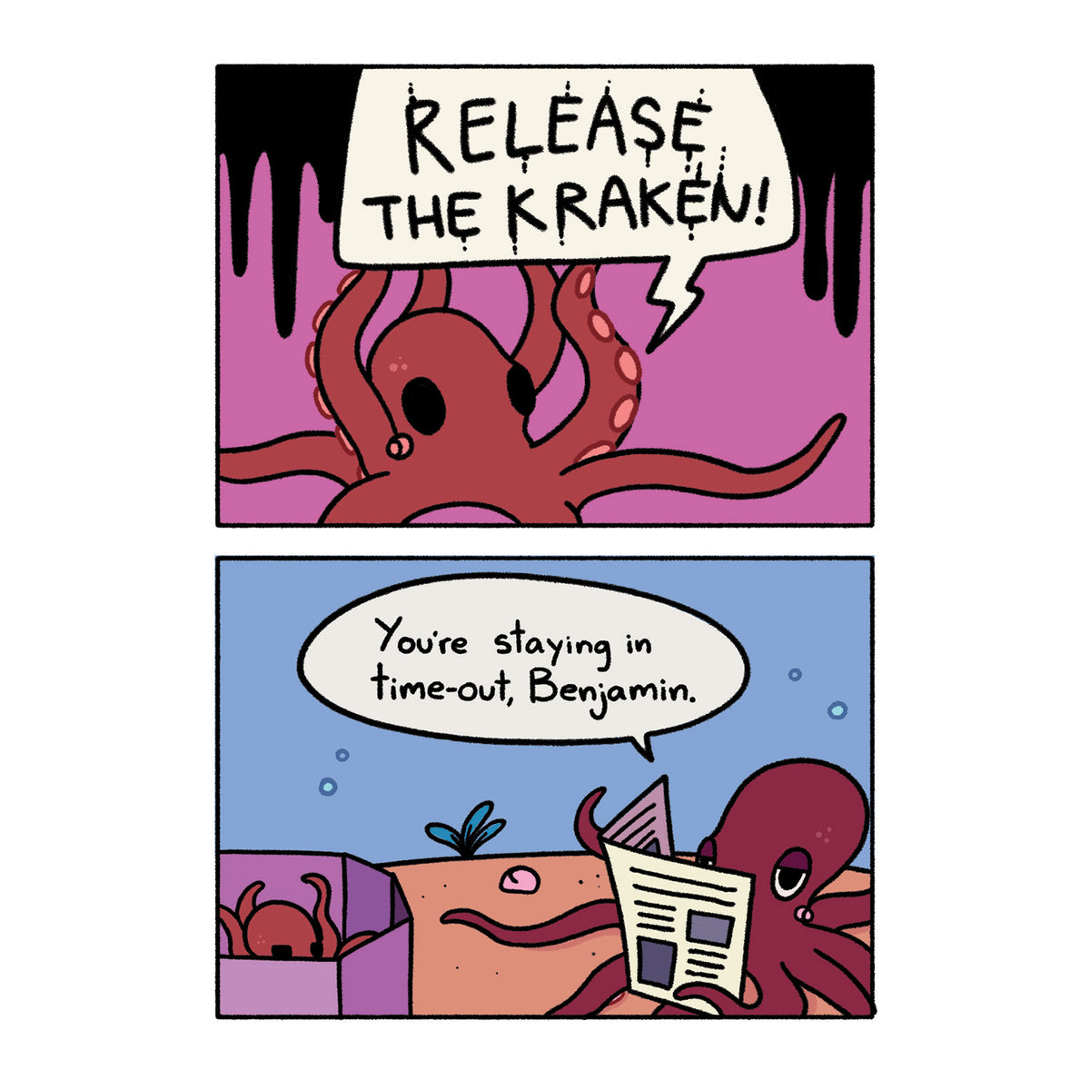 &quot;Release The Kraken!&quot; Print