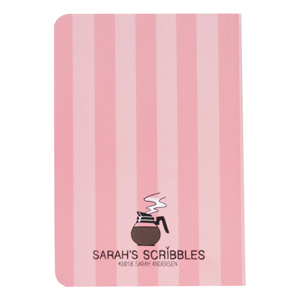 Pink Stripe Sarah&#39;s Scribbles Notebook
